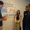President Garimela with UBRP Students, Gavin Arnold, Kaitlyn Lai, & Catherine Jezerc